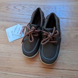 NWT toddler boy dress shoes boat shoes
